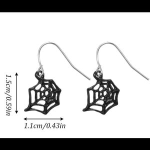 Spider Web Earrings